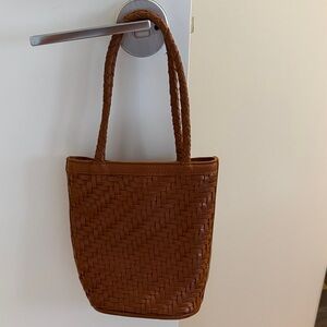 Bembien Brown Woven Mini Bag